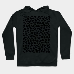 Beautiful Black and White Cow Pattern Animal Print Hoodie